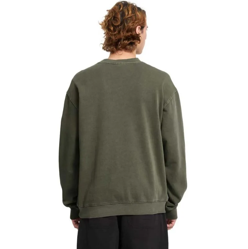 Sudadera para hombre Volcom Single Stone PW Crew Verde