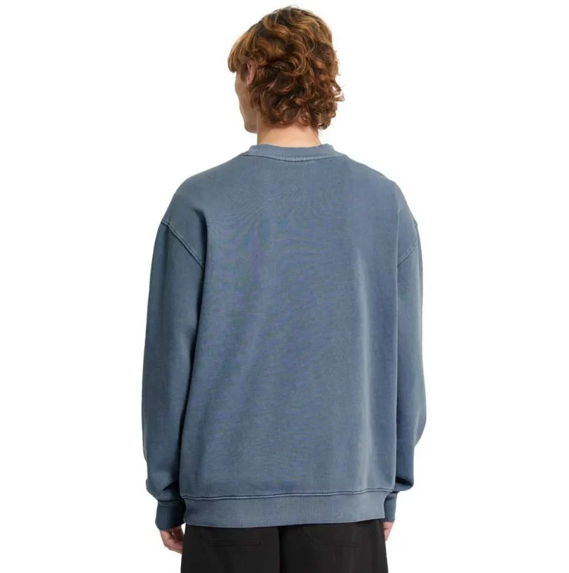 Sudadera para hombre Volcom Single Stone PW Crew Azul