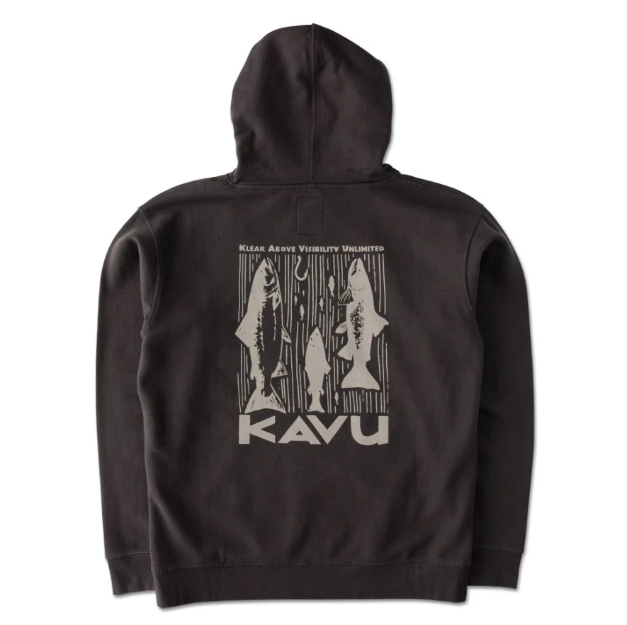 Sudadera para hombre Kavu Core Hoodie Carbon Black