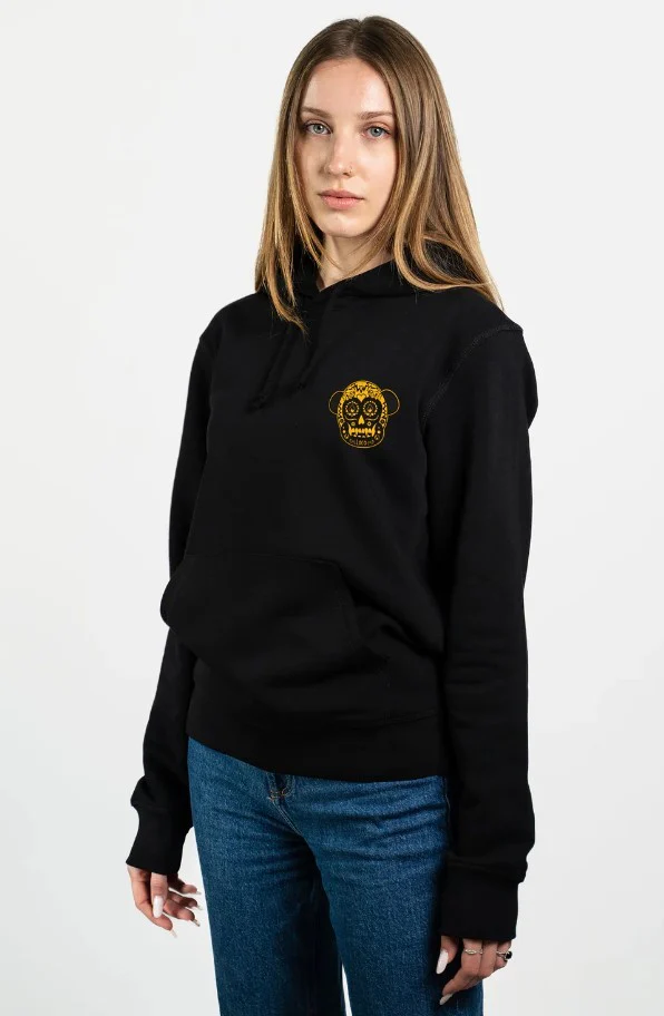 Sudadera Unisex Num Wear Viva Mexico Negro