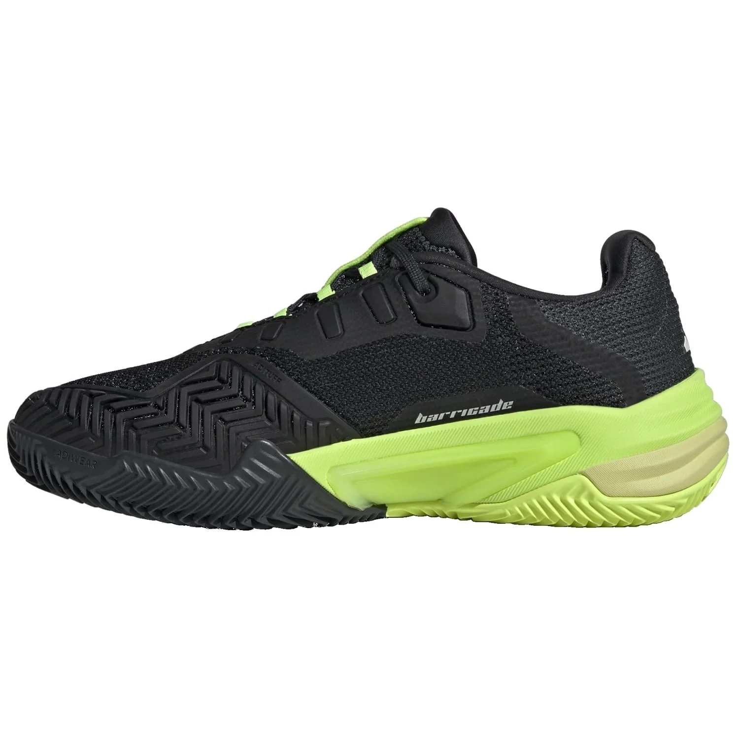Adidas Barricade 13 Clay Court Men Tennis Shoes – Black/Fluor Green
